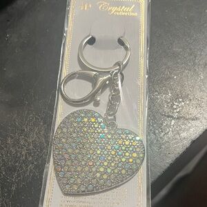 Crystal Heart Keychain
